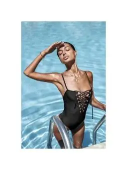 Beverelle Badeanzug Schwarz von Obsessive kaufen - Fesselliebe