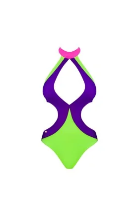 Playa Norte Swimsuit grün-lila von Obsessive