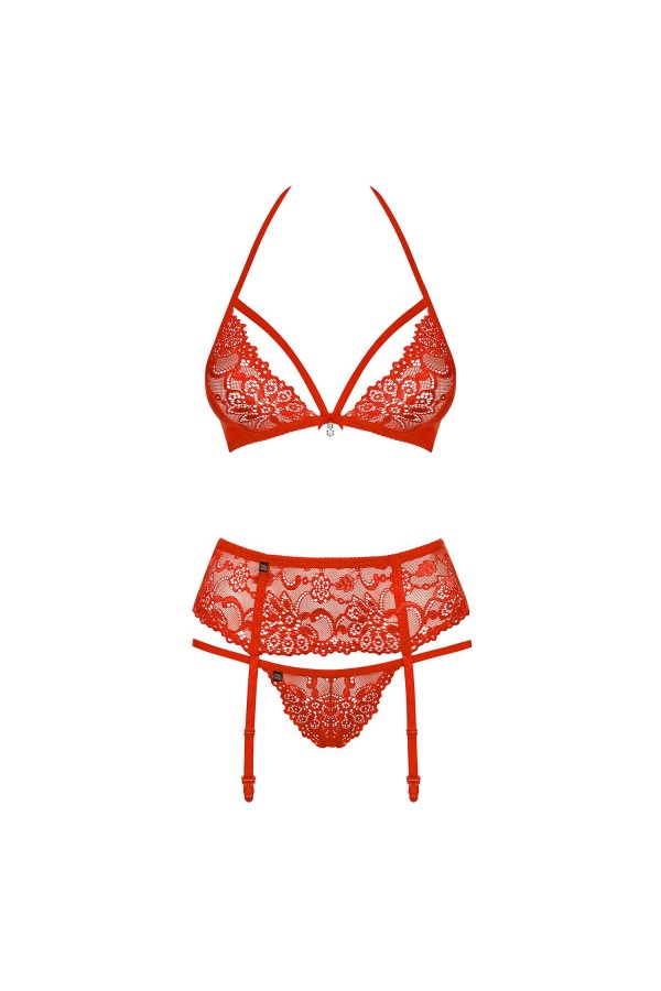 3er Set rot 838-Seg-3 von Obsessive kaufen | Fesselliebe
