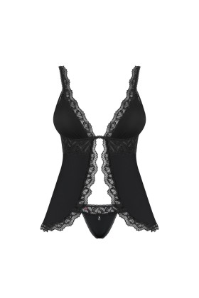 Arisha Babydoll & Tanga schwarz von Obsessive kaufen | Fesselliebe