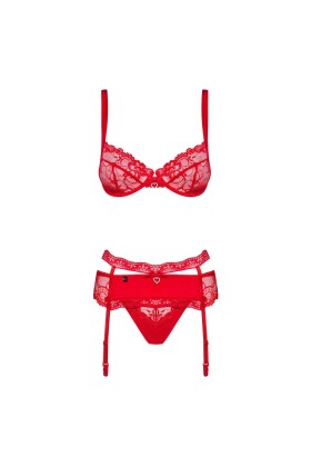 Heartina 3er Set rot von Obsessive kaufen | Fesselliebe