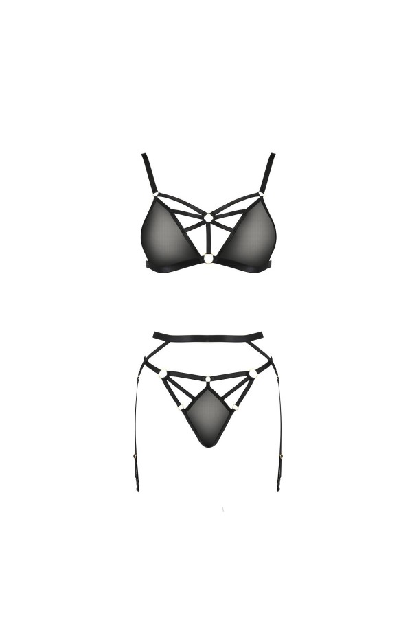 Meggy 3er Set schwarz von Passion-Exklusiv kaufen | Fesselliebe