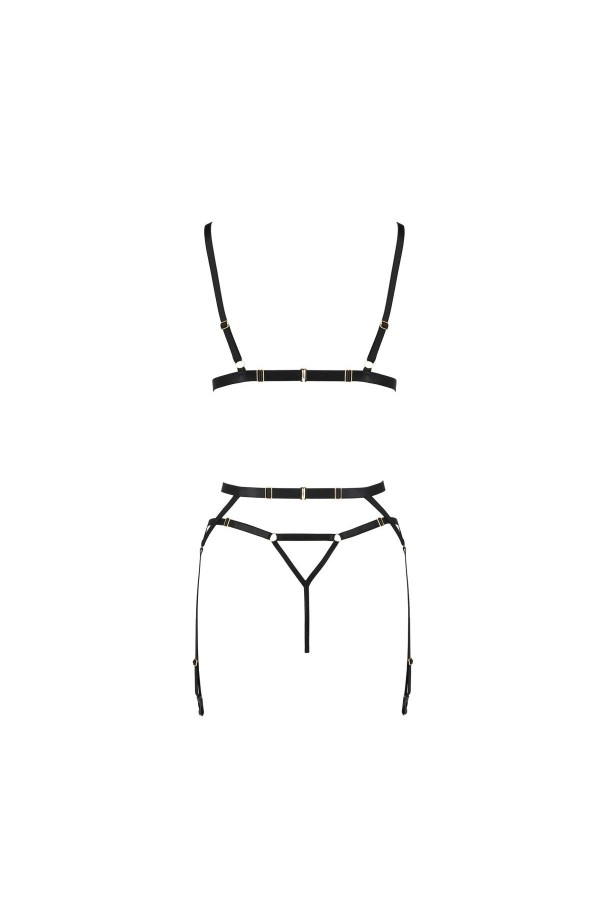 Meggy 3er Set schwarz von Passion-Exklusiv kaufen | Fesselliebe