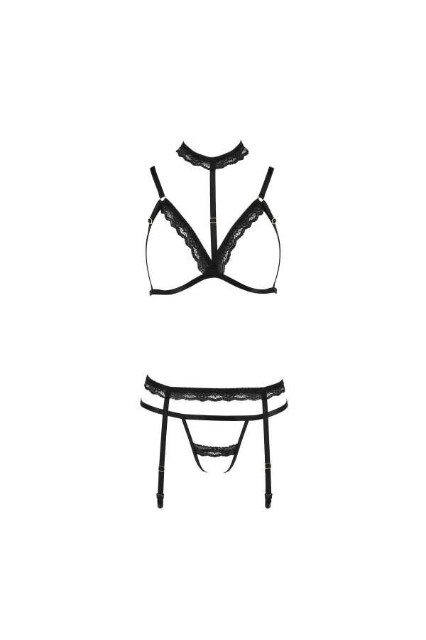 Shelly 3er Set schwarz von Passion-Exklusiv kaufen | Fesselliebe