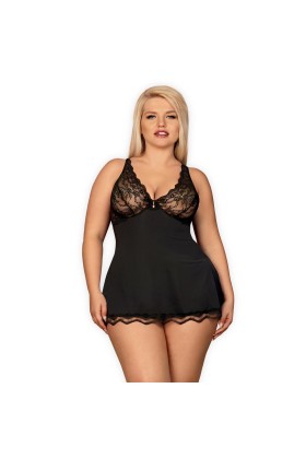Luvae Babydoll & Tanga schwarz Size Plus von Obsessive Size Plus kaufen | Fesselliebe
