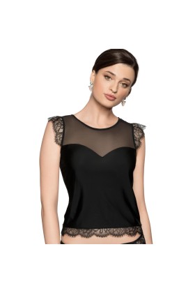 Erii Shirt schwarz von Róza kaufen | Fesselliebe