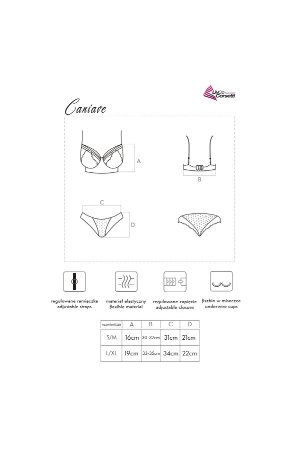 Canivae 2er Set schwarz von LivCo Corsetti Fashion kaufen | Fesselliebe