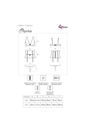 Mepiria 3er Set schwarz von LivCo Corsetti Fashion kaufen | Fesselliebe
