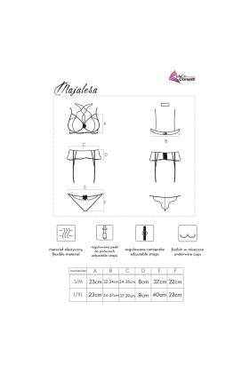 Majalesa 3er Set schwarz von LivCo Corsetti Fashion kaufen | Fesselliebe