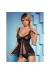 Amanta Babydoll & Tanga schwarz von Obsessive