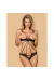 Liferia mit Offenen Cups Body Schwarz von Obsessive