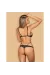 Liferia mit Offenen Cups Body Schwarz von Obsessive