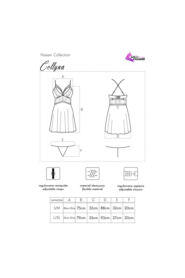 Collyna Babydoll schwarz von LivCo Corsetti Fashion kaufen | Fesselliebe