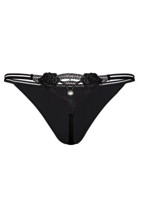 Lea String schwarz von Róza kaufen | Fesselliebe