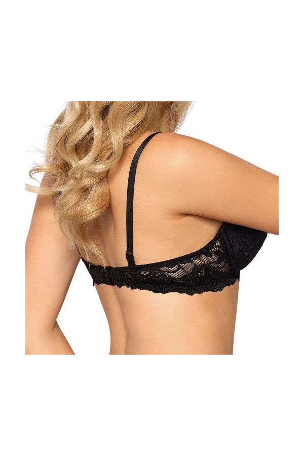 Carmen Push-Up BH schwarz von Róza kaufen | Fesselliebe