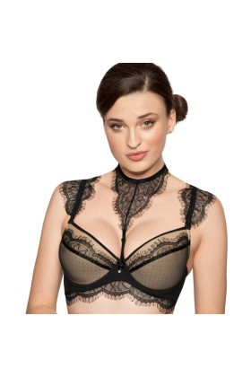 Idrisa Push-Up BH schwarz von Róza kaufen | Fesselliebe
