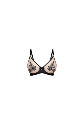 Mehendi Soft-BH Schwarz von Róza kaufen | Fesselliebe