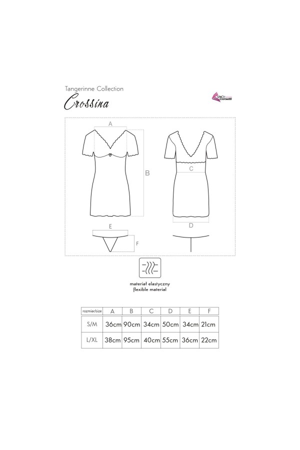 Crossina Chemise rot von LivCo Corsetti Fashion kaufen | Fesselliebe