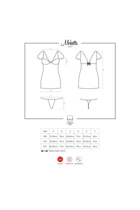 Moketta Chemise & Tanga lila von Obsessive kaufen | Fesselliebe