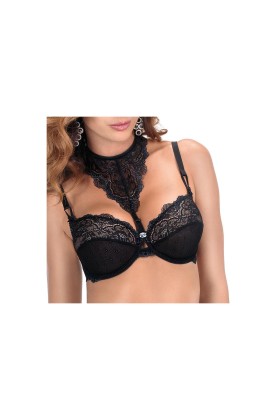 Zulaj Soft-BH schwarz von Róza kaufen | Fesselliebe