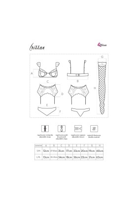 Iriss4er Set mit Strumpfgürtel And Strümpfen weiß von LivCo Corsetti Fashion kaufen | Fesselliebe