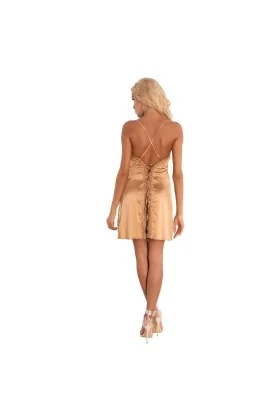 Raber Chemise & Tanga Coffee von LivCo Corsetti Fashion