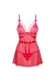 Lovlea Babydoll & Tanga rot von Obsessive