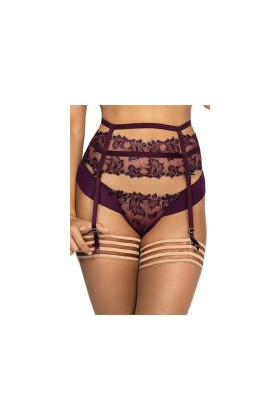Strumpfgürtel lila V-9472 von Axami kaufen | Fesselliebe