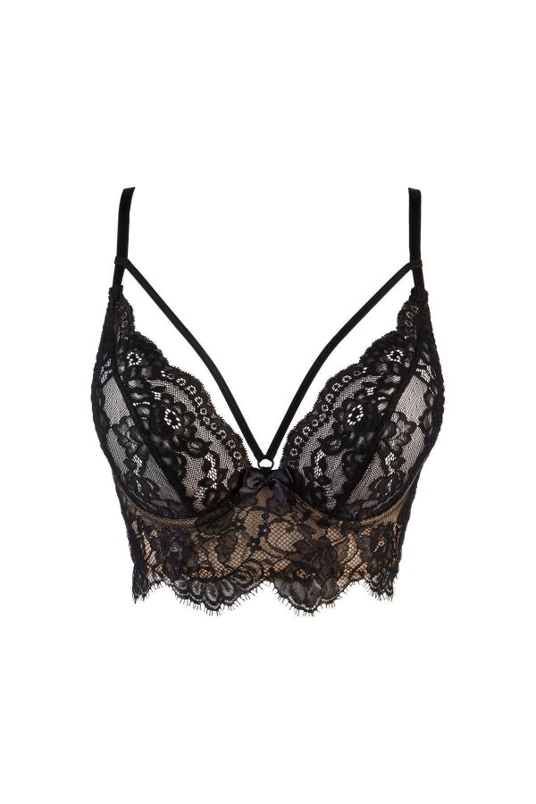 Bustier schwarz V-9491 von Axami kaufen | Fesselliebe