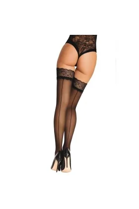 Tethysa halterlose schwarz 30den von LivCo Corsetti Fashion