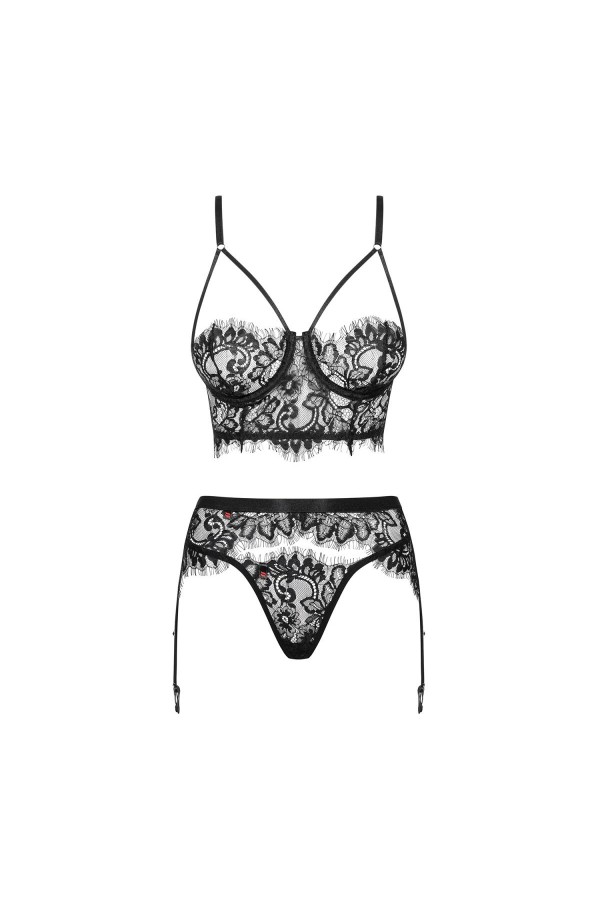 Lashy 3er Set schwarz von Obsessive kaufen | Fesselliebe