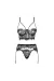 Lashy 3er Set Schwarz von Obsessive