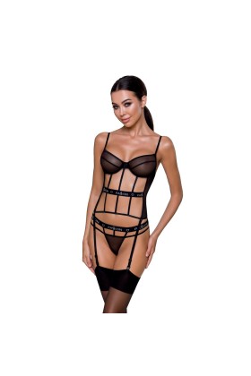 Kyouka Korsett schwarz von Passion-Exklusiv kaufen | Fesselliebe
