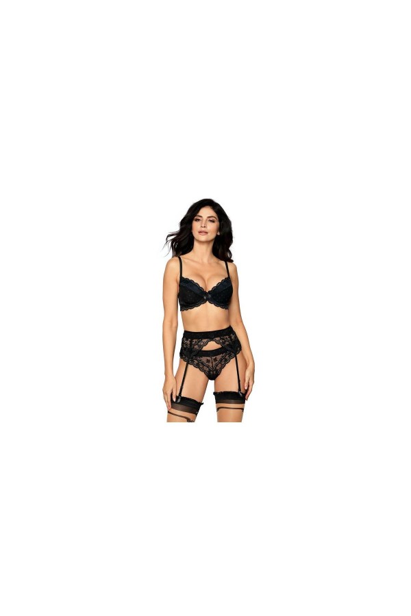 Lagerta Push-Up BH schwarz von Róza kaufen | Fesselliebe