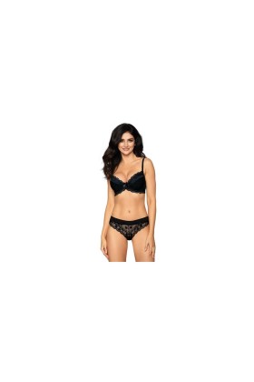 Lagerta Push-Up BH schwarz von Róza kaufen | Fesselliebe