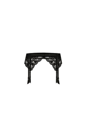 Lagerta Strumpfgürtel Schwarz von Róza kaufen | Fesselliebe