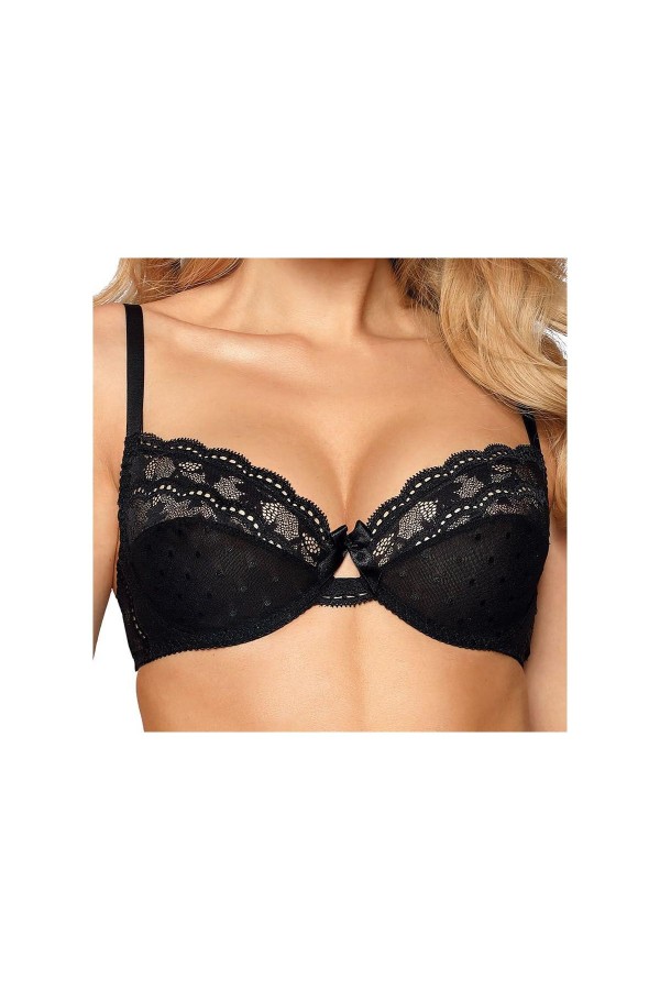 Lagerta Soft-BH schwarz von Róza kaufen | Fesselliebe