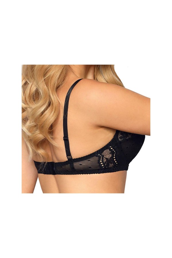 Lagerta Soft-BH schwarz von Róza kaufen | Fesselliebe