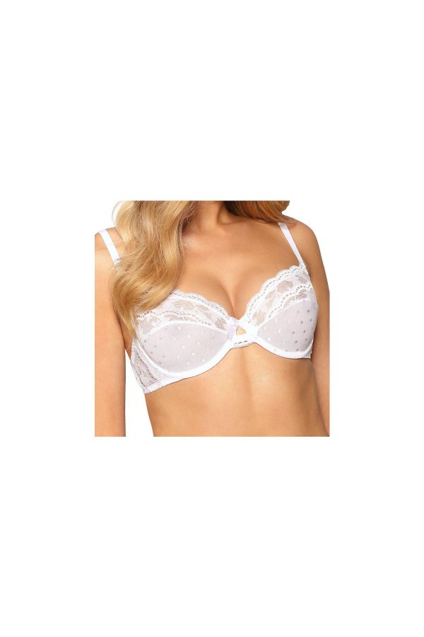 Lagerta Soft-BH weiß von Róza kaufen | Fesselliebe