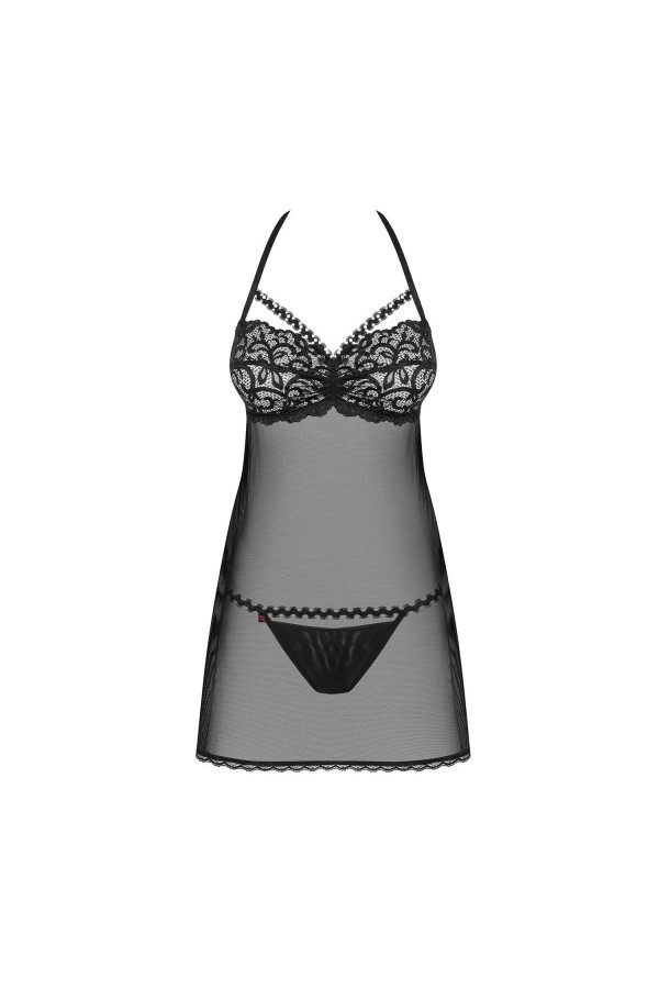 Joylace Babydoll & Tanga schwarz von Obsessive kaufen | Fesselliebe