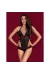 Rossita Body Schwarz von Obsessive