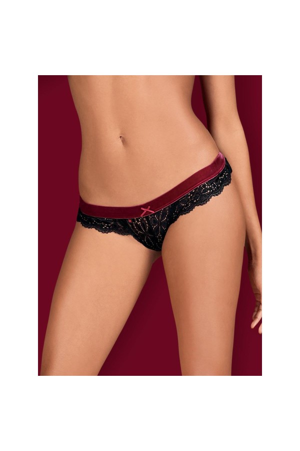 Rossita Tanga schwarz von Obsessive kaufen | Fesselliebe