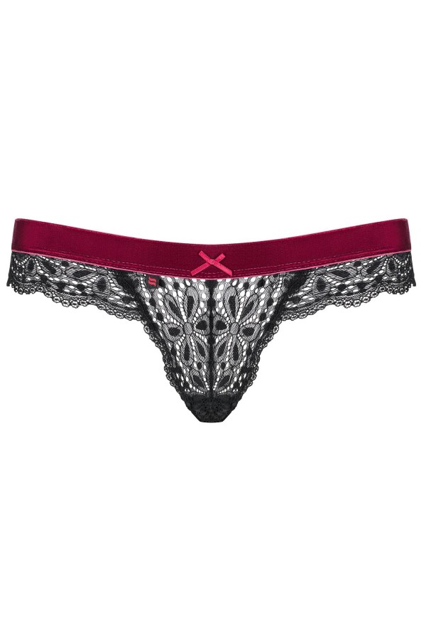 Rossita Tanga schwarz von Obsessive kaufen | Fesselliebe