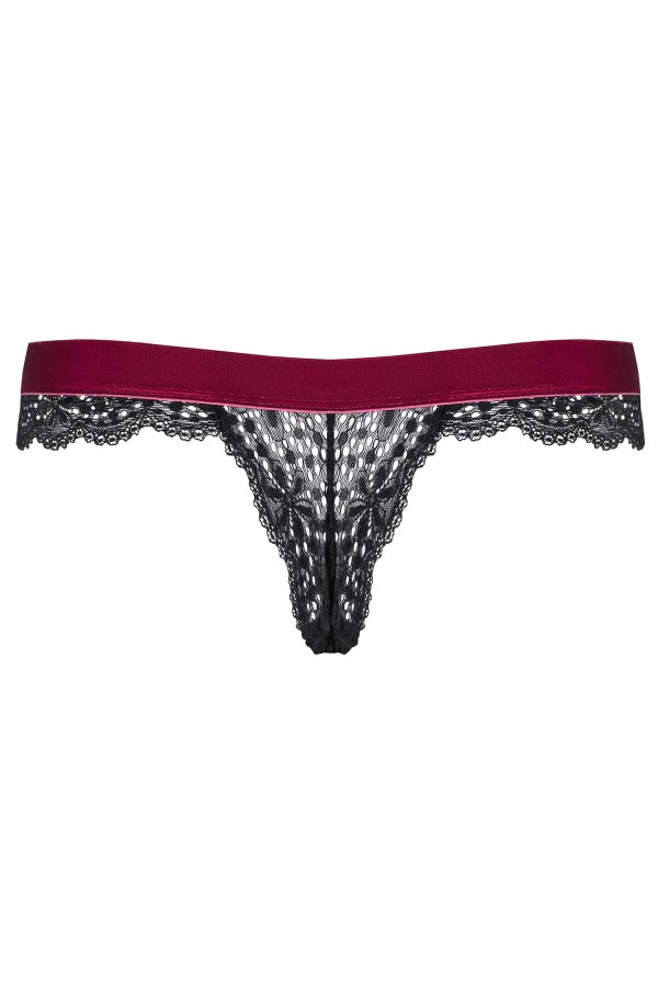 Rossita Tanga schwarz von Obsessive kaufen | Fesselliebe