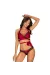 Sensuelia Top & Tanga Rot von Obsessive