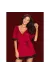 Sensuelia Robe rot von Obsessive