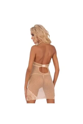 Vannas Chemise & Tanga beige von LivCo Corsetti Fashion