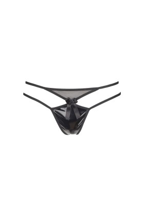 Plus Size String schwarz V-8738 von Axami Size Plus kaufen | Fesselliebe