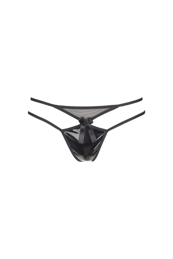 Plus Size String schwarz V-8738 von Axami Size Plus kaufen | Fesselliebe