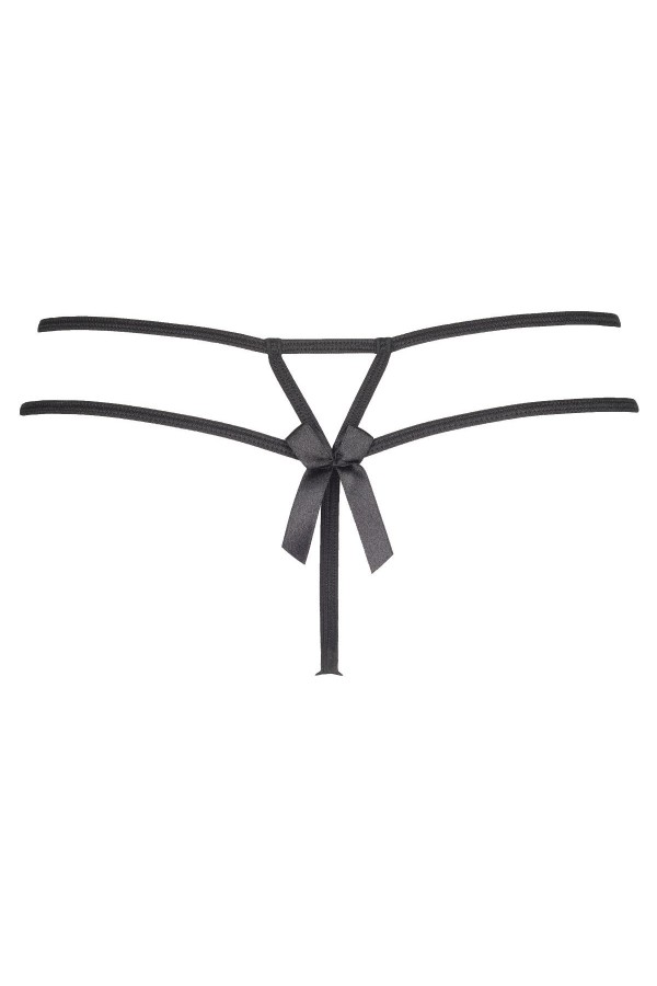 Plus Size String schwarz V-8738 von Axami Size Plus kaufen | Fesselliebe
